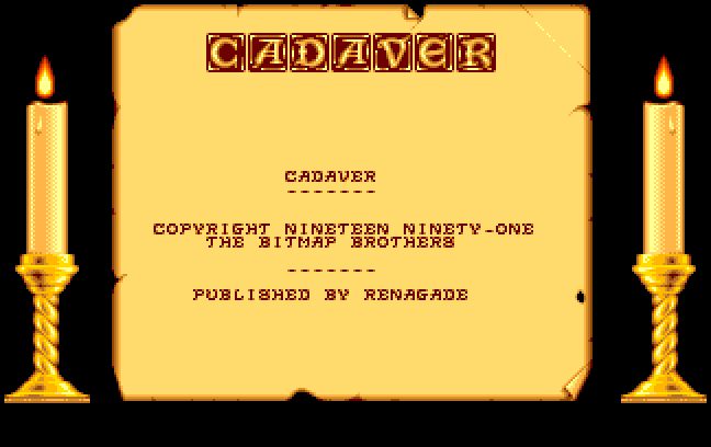 Cadaver: The Payoff — in-game isometric view of castle corridors and dungeon rooms