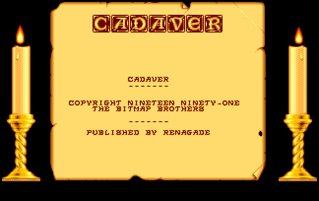 Cadaver: The Payoff — gameplay showing Karadoc navigating trap-filled rooms