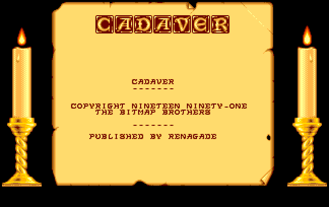 Cadaver: The Payoff — inventory screen with items and gold counter